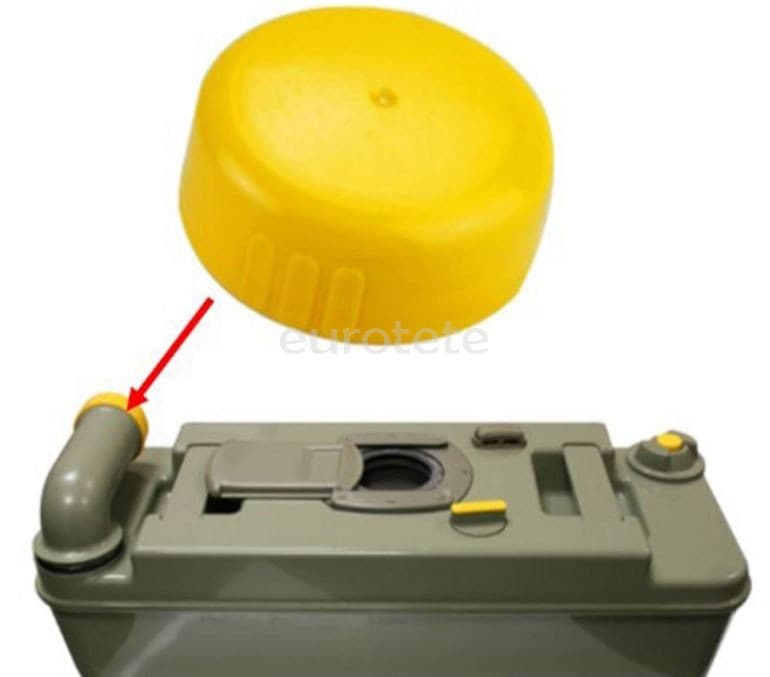 Thetford C2 C3 C4 tapon amarillo recambio cassette fresch-up SC234 Dump Cap Yellow de la autocaravana  - 1638478 - Eurotete