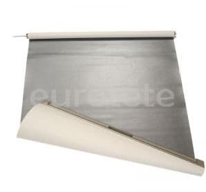 Oscurecedor 1100 x 550 crema beig y el cierre en crema beig Dometic ventana Seitz S3-S4 recambio autocaravana caravana 0