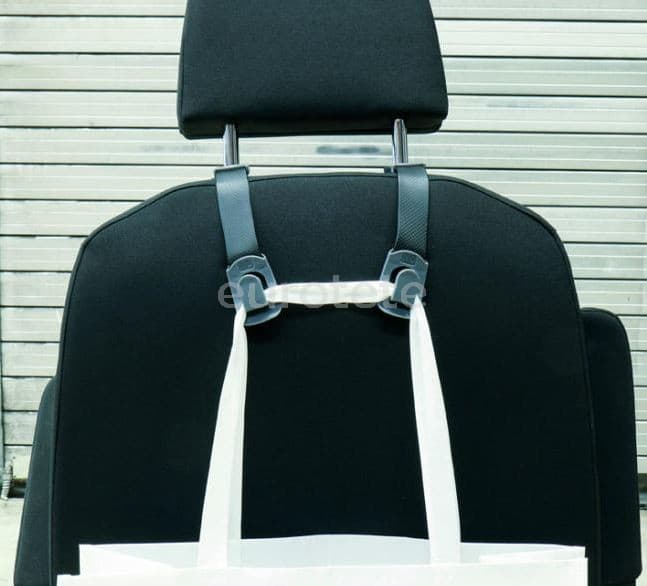 Colgador organizador con 2 ganchos para cabezal reposacabeza asiento 2