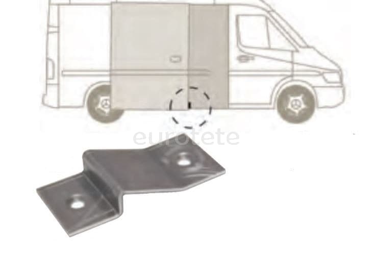 Tope cerradura de puerta corredera Fiat Ducato, Peugeot Boxer, Citroen Jumper a partir del año 2007  - 809019 - Eurotete