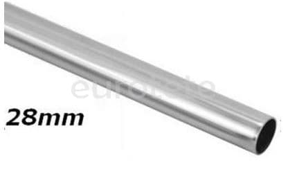 Tubo 28 mm gris rigido para instalacion agua griferia  - 65128 - Eurotete
