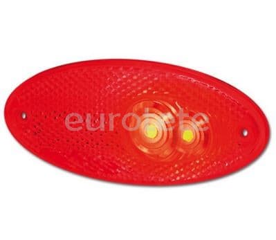 Hella piloto rojo ovalado con cable largo autocaravana 1