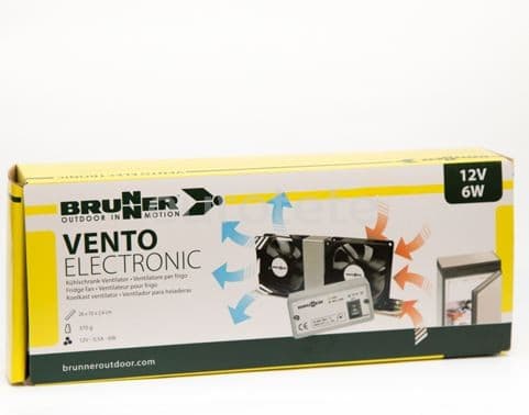 Ventilador nevera 26 x 10 Brunner manual y automatico a 12 voltios  - 017204 - Eurotete