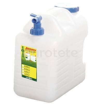Bidon 20 litros 37 x 20 x 38 garrafa agua Brunner Jerry Pro con tapon de rosca y  tapon on / off 1