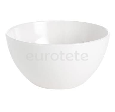 Bol melamina Gimex blanc tazon per a cereals o sopa per autocaravana o nautica