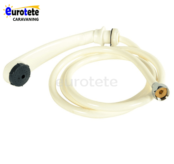 Telefon dutxa blanc extensible blanc amb manega aigua caravana camper 1