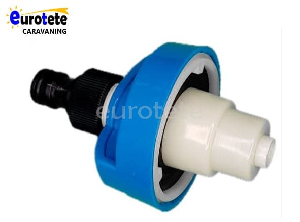 Bocana blau connector rapid adaptador manega aigua autocaravana 1
