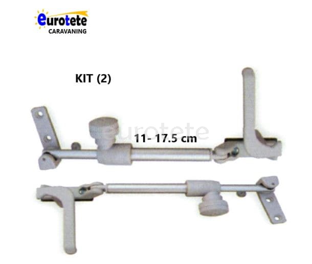 Compas 11 - 17.5 cm kit dreta + esquerra gris finestra Plastoform 1